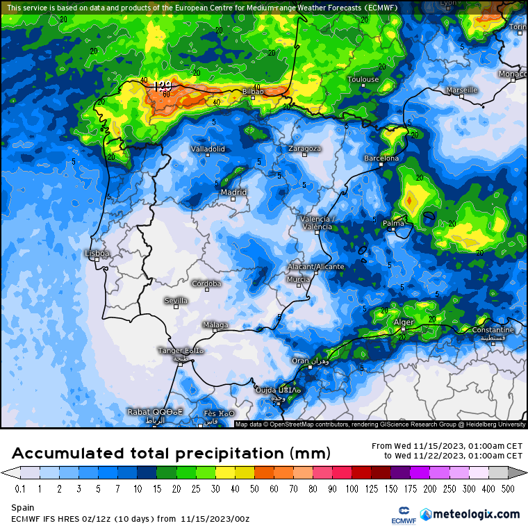 ECMWF lluvias