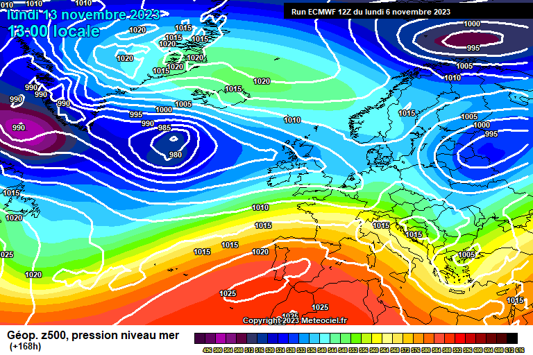 ECMWF geopotencial