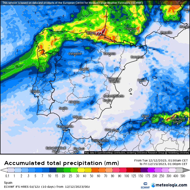 ECMWF lluvias