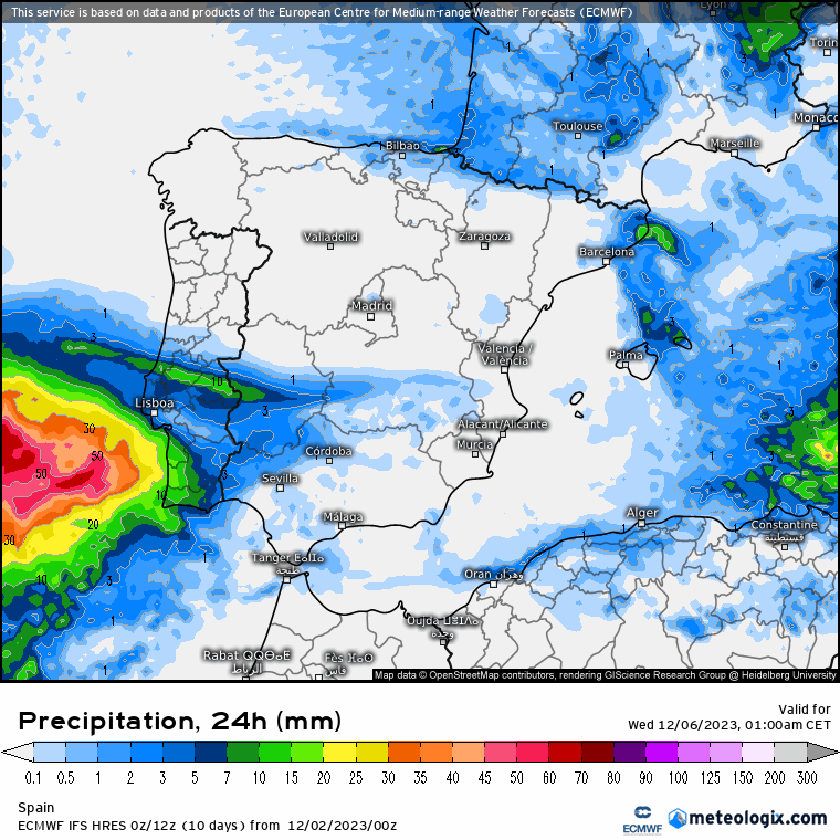 Pronóstico de lluvias