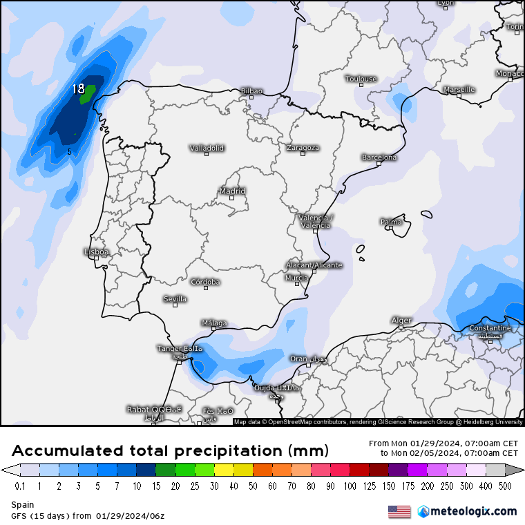 ECMWF lluvias 