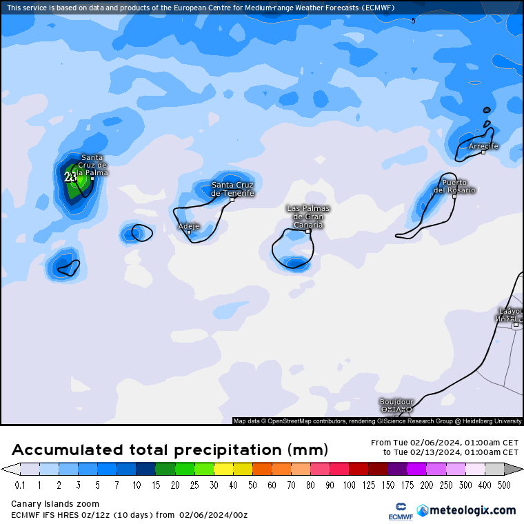 ECMWF lluvias