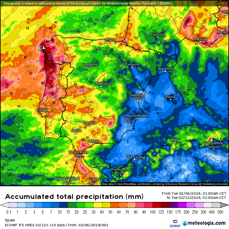 ECMWF lluvias