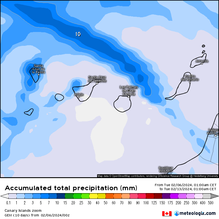 GEM lluvias Canarias