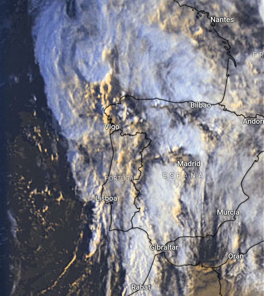 Imágenes del satélite 