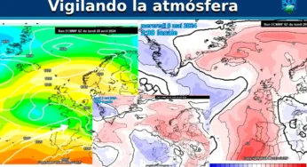 Se empiezan a ver cambios en la circulación atmosférica a medio plazo: ¿Suroestes y la dorsal anticiclónica más cerca?