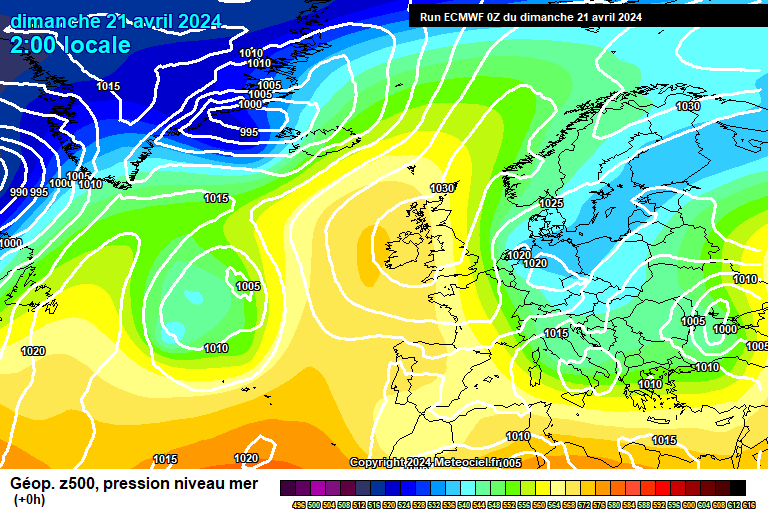 ECMWF geopotencial 