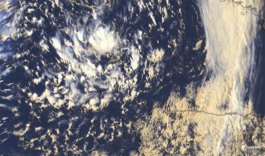 Imágenes del satélite 