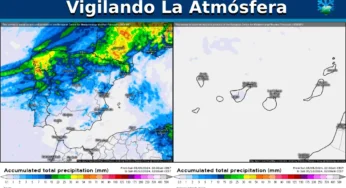 Estas son las lluvias previstas en España durante los próximos siete días según el modelo europeo
