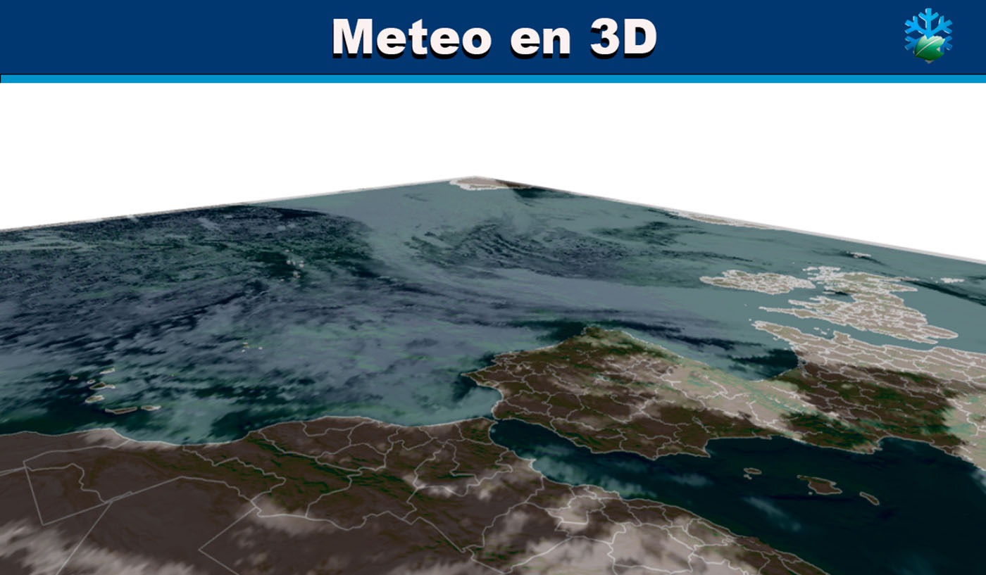 Mapas meteorológicos en 3D