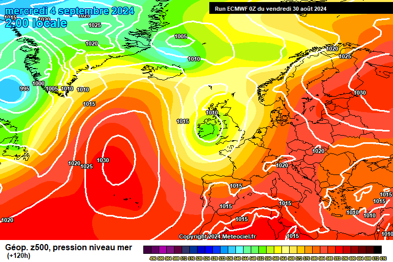 ECMWF geopotencial 