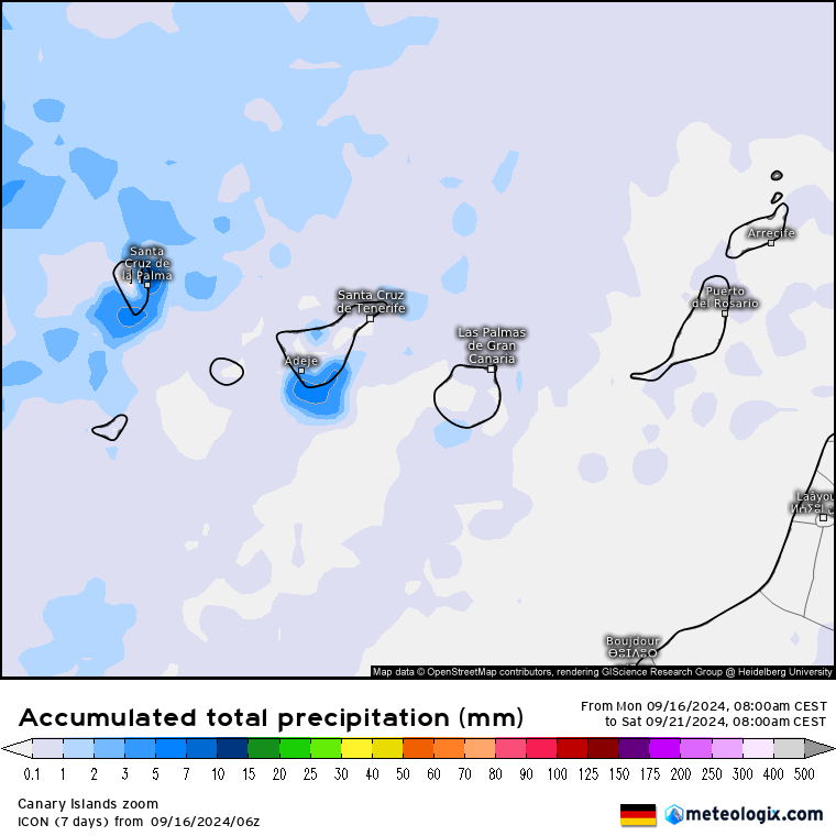 ICON lluvias Canrias