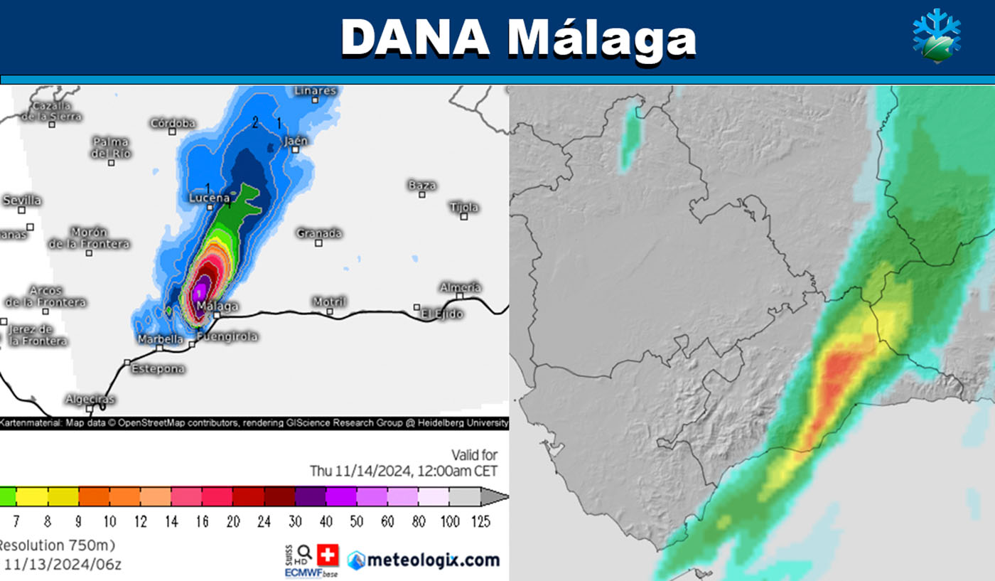Mapas meteorológicos DANA