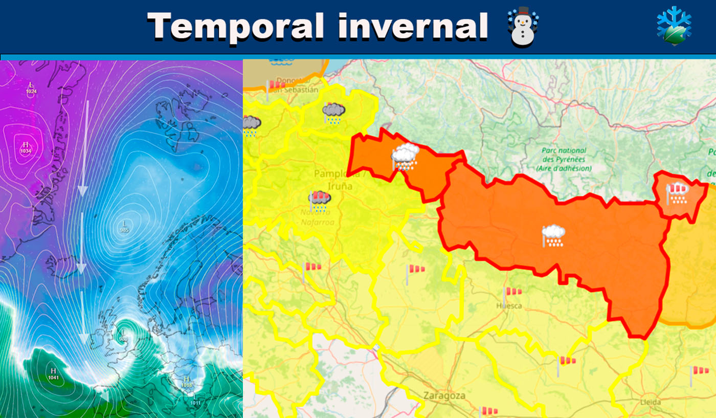 Mapas temporal invernal