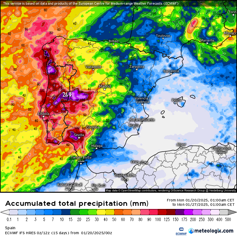 ECMWF lluvias 