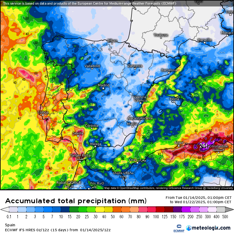 ECMWF lluvias 