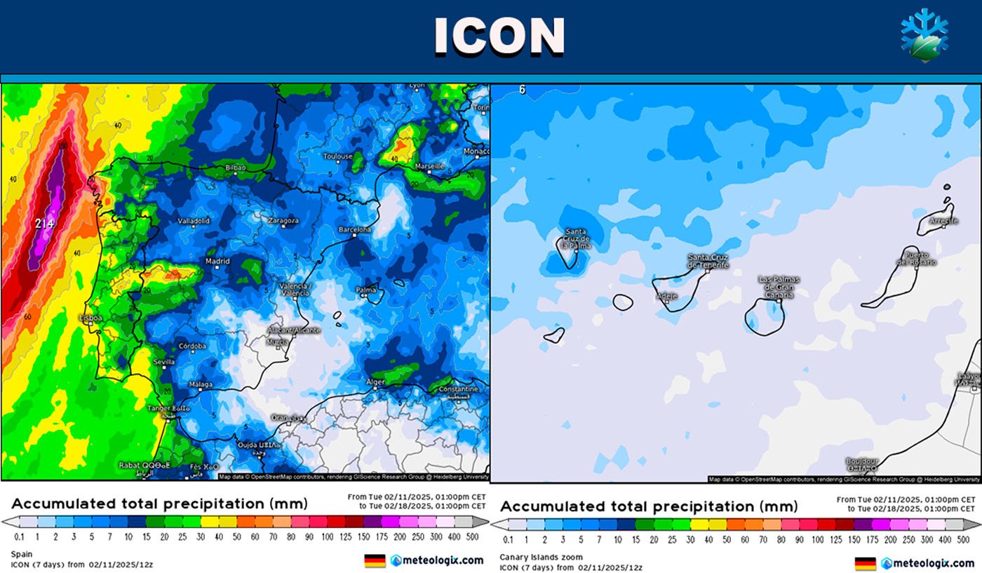 ICON lluvias