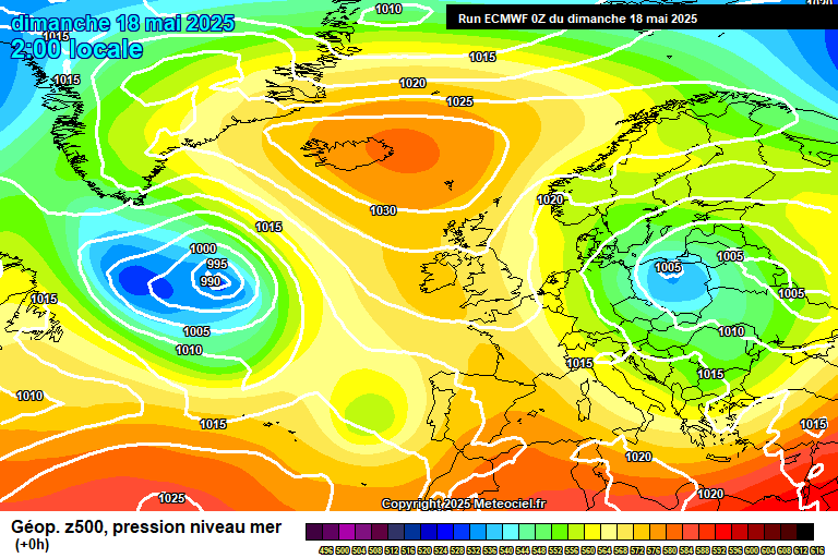 ECMWF geopotencial 
