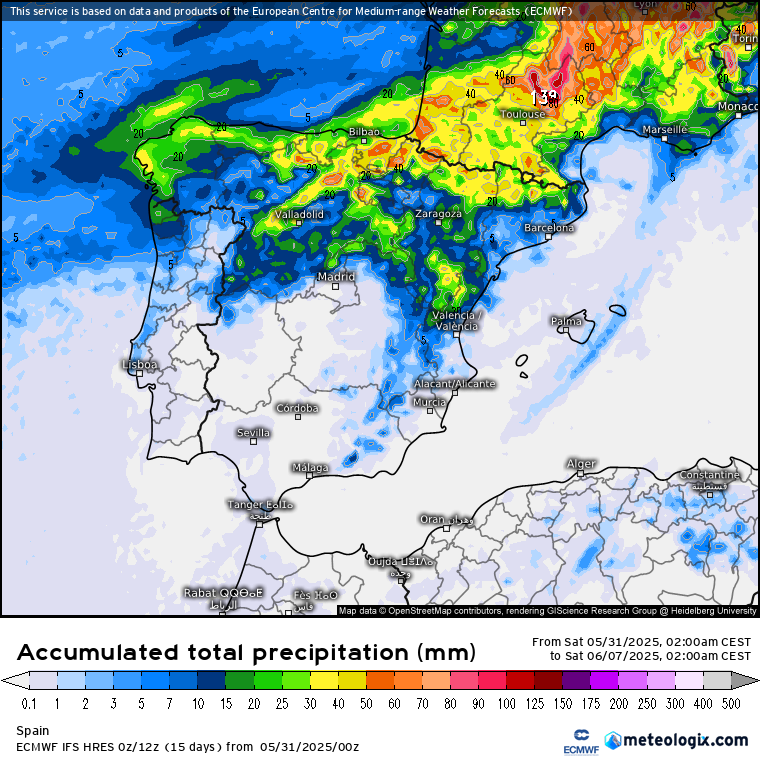 ECMWF lluvias