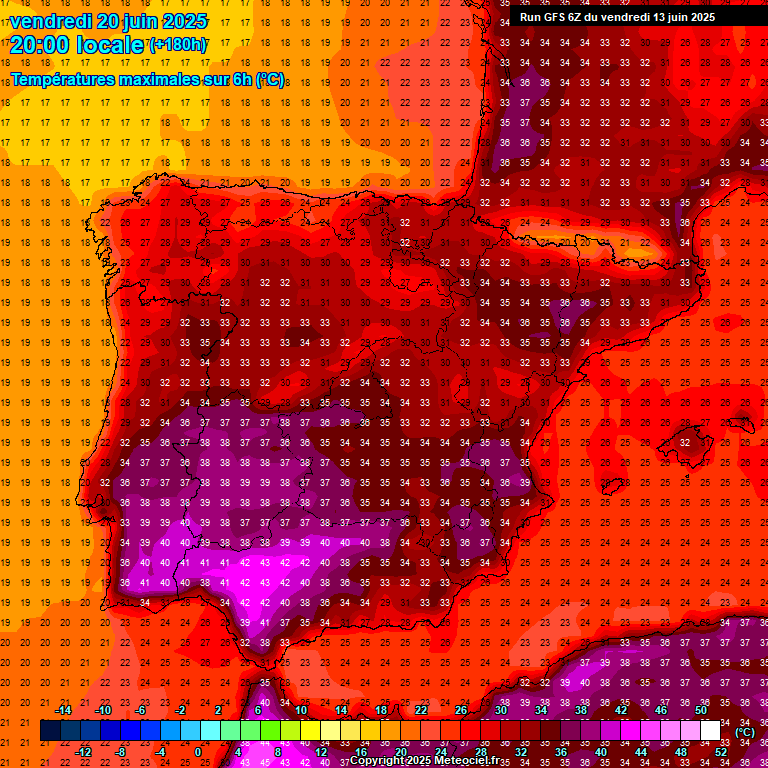 Las temperaturas en superficie