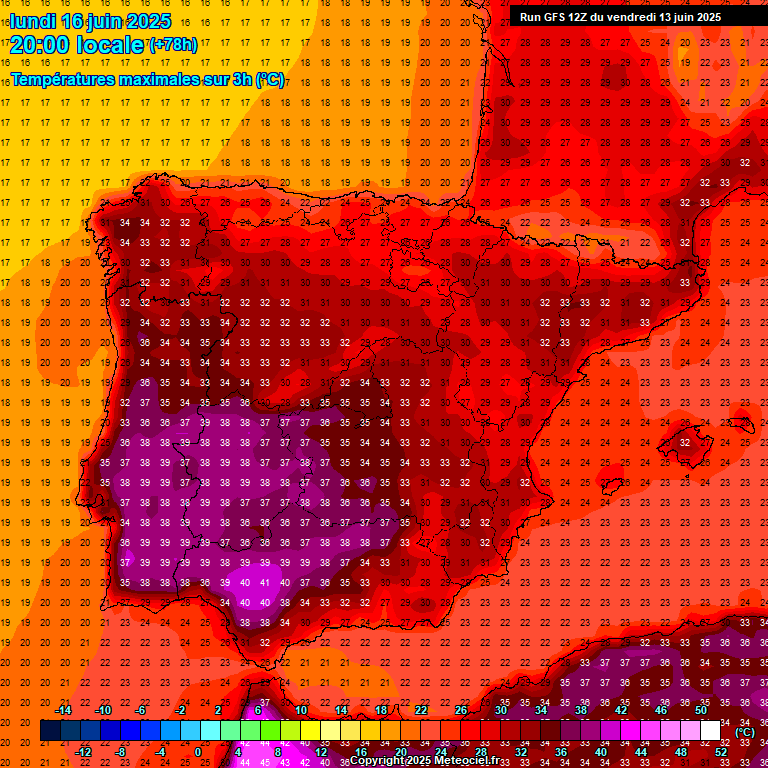 Temperaturas en superficie 