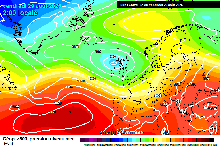 ECMWF geopotencial