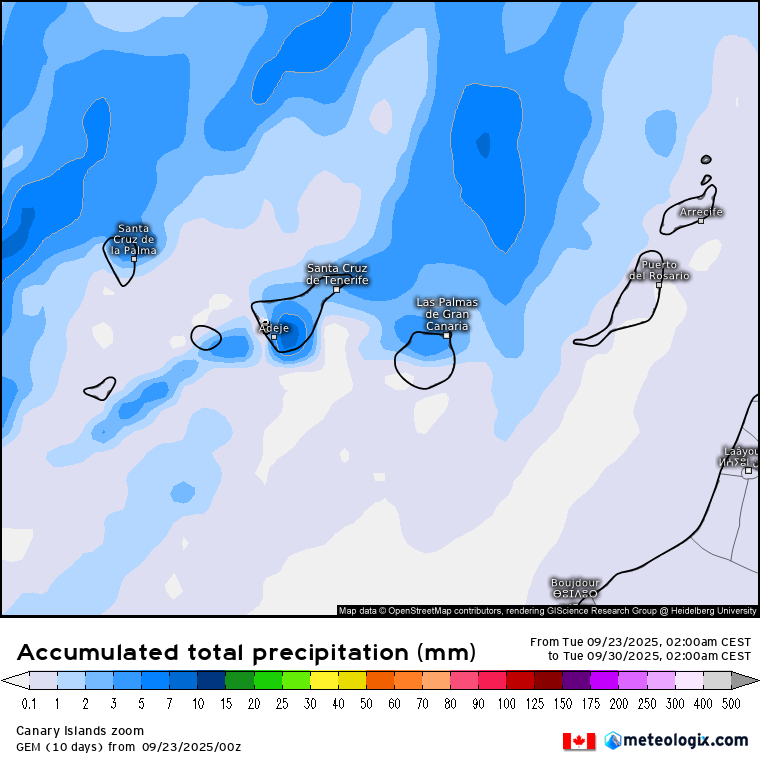GEM lluvias Canarias