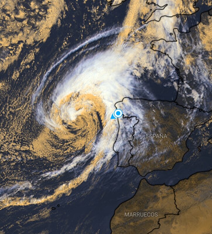 Imágenes satélite Gabrielle
