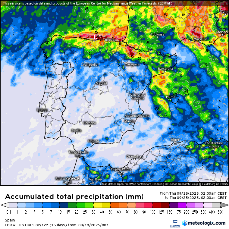 ECMWF lluvias 