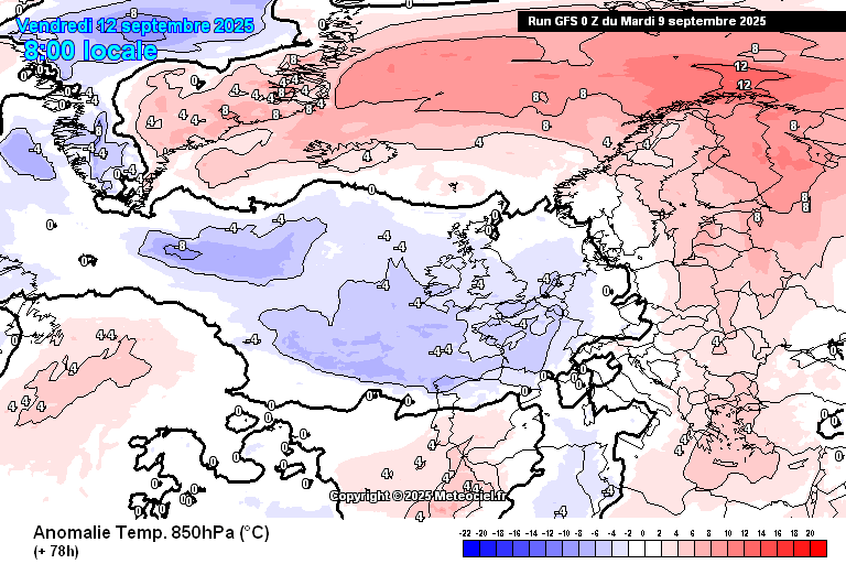 GFS anomal&iacute;as t&eacute;rmicas