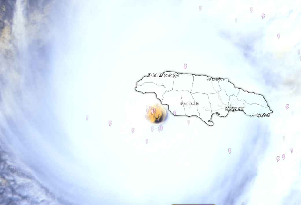 Ojo Huracán Melissa