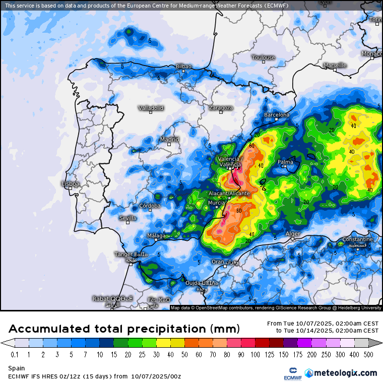 ECMWF lluvias