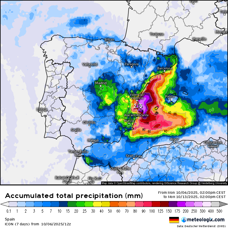ICON lluvias