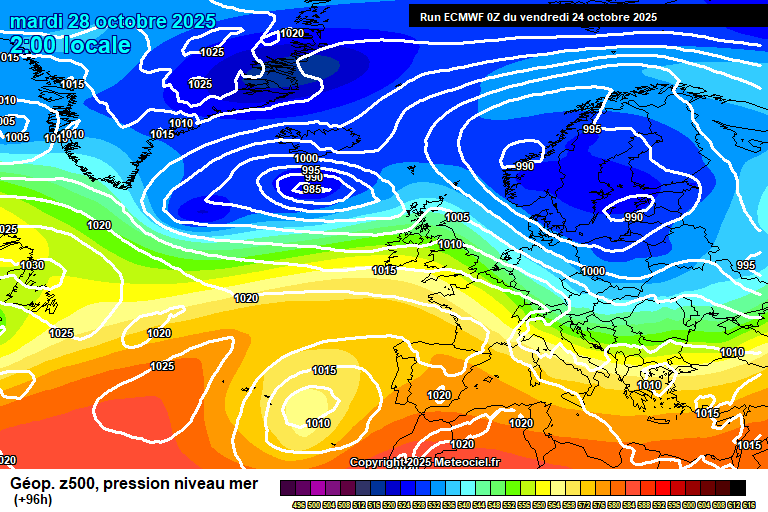 ECMWF geopotencial