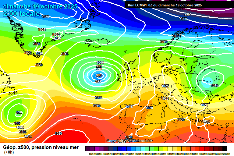 ECMWF geopotencial 