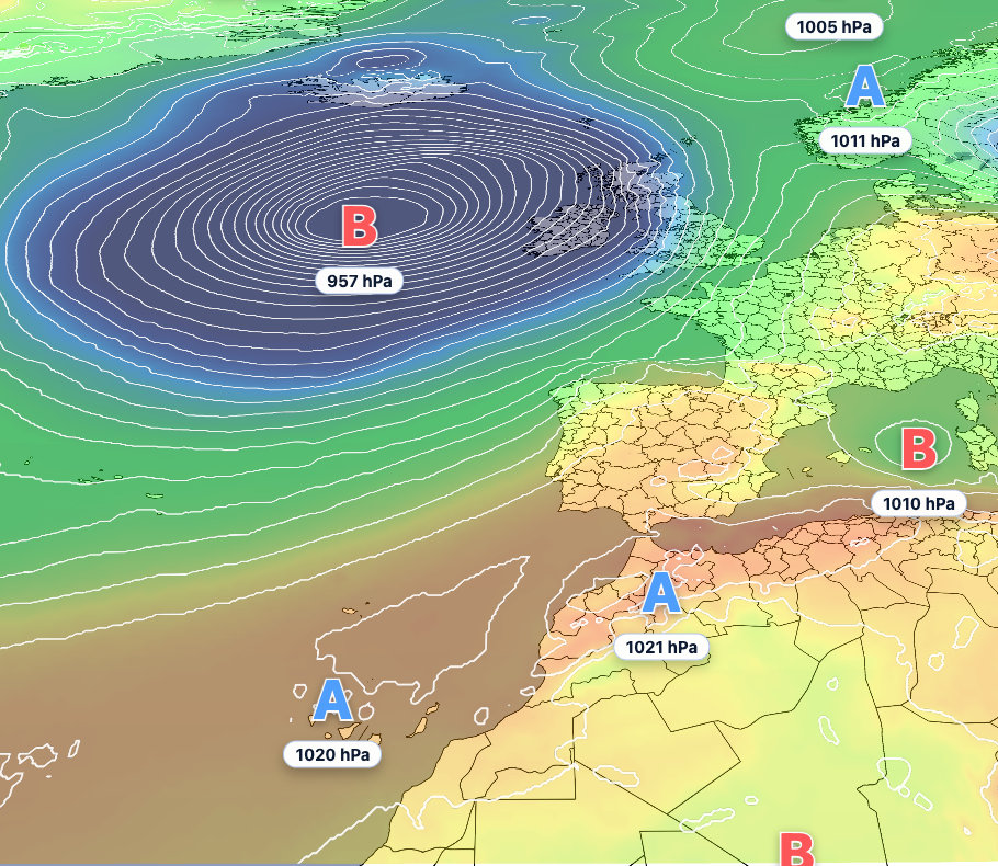 Mapas de isobaras