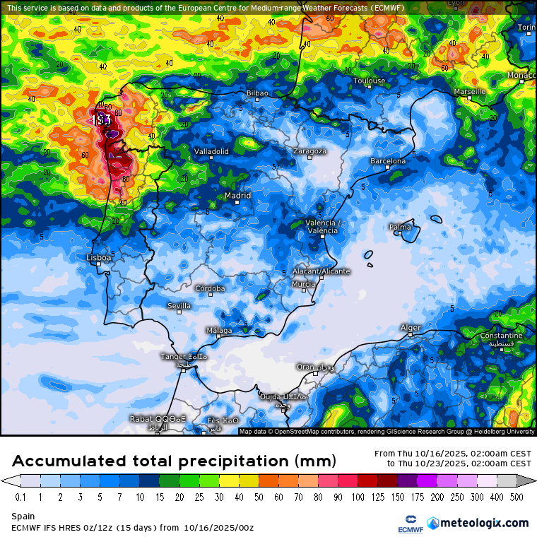 ECMWF lluvias