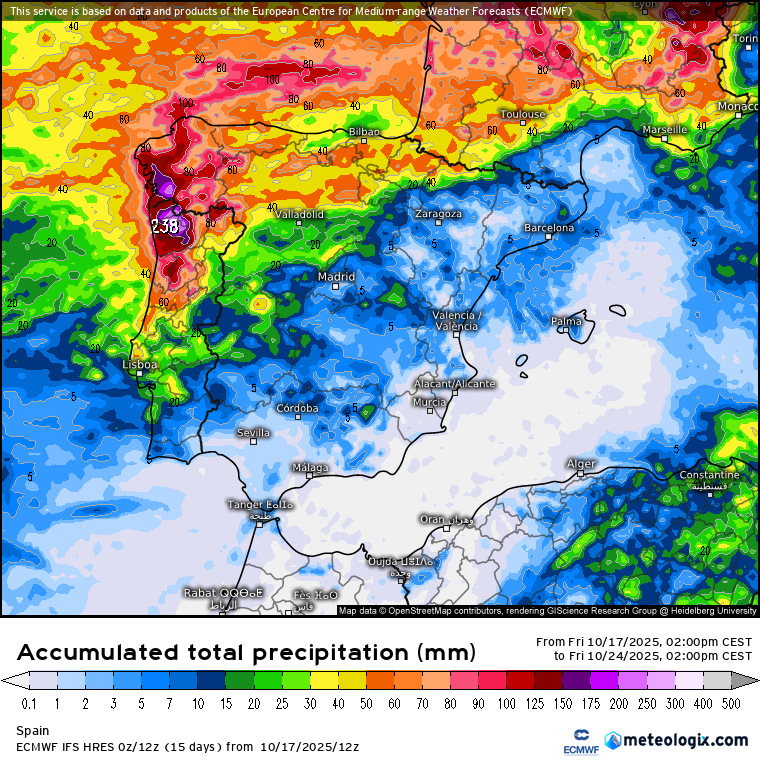 ECMWF lluvias