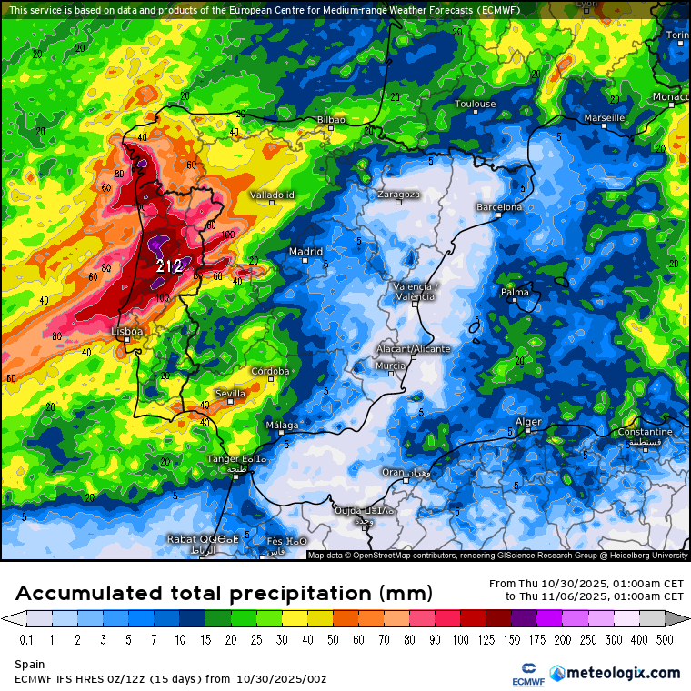 ECMWF lluvias