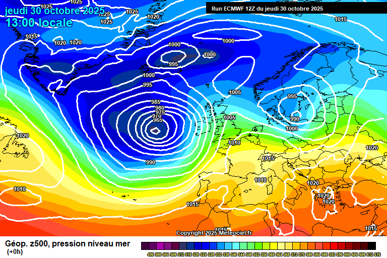 ECMWF geopotencial