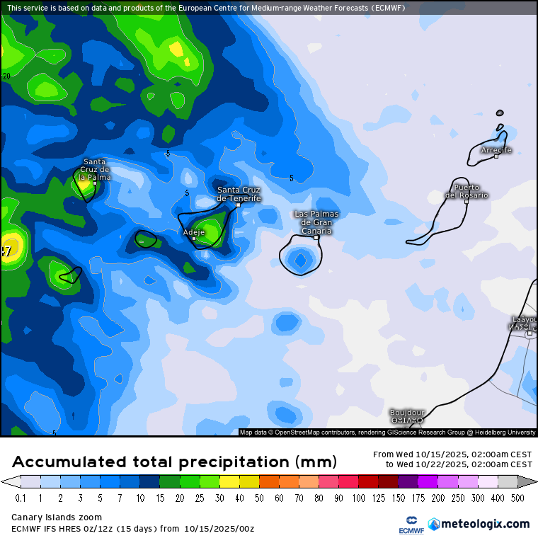 ECMWF lluvias