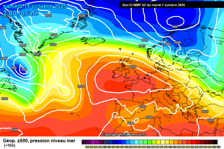 ECMWF geopotencial