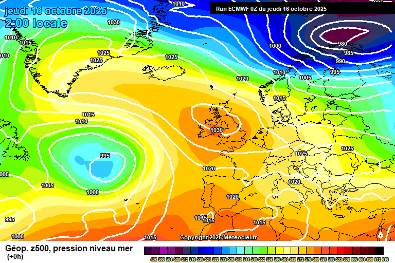 ECMWF geopotencial
