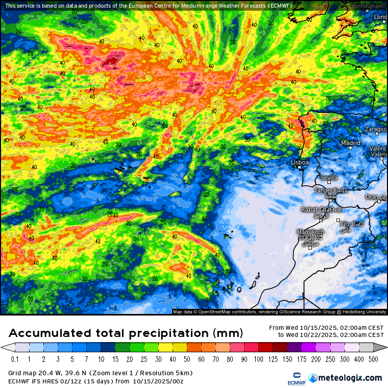 ECMWF lluvias