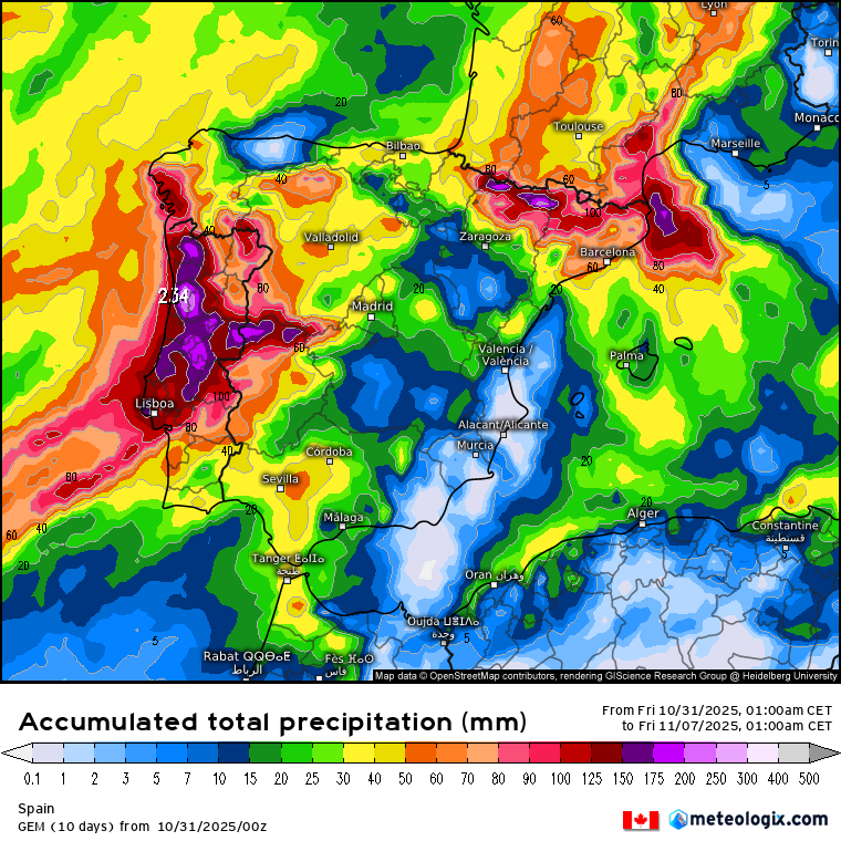 GEM lluvias