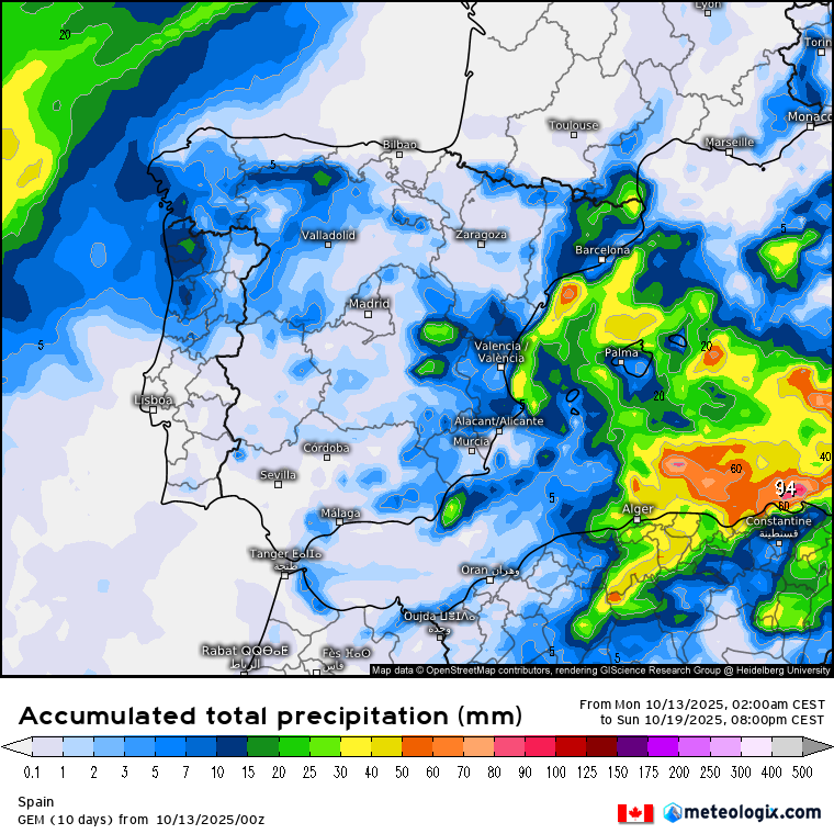 GEM lluvias