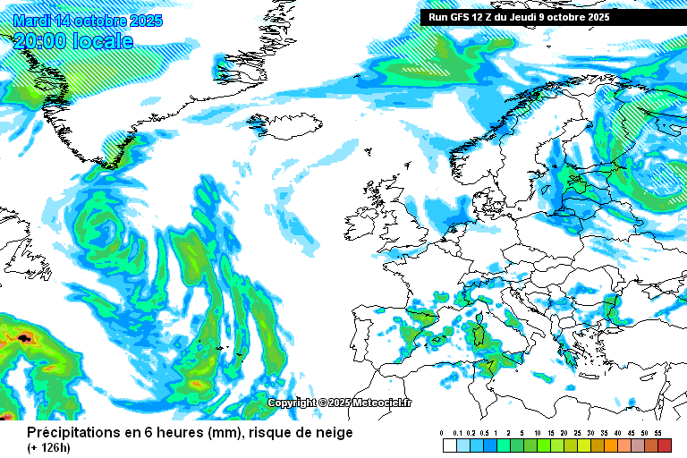 GFS lluvias