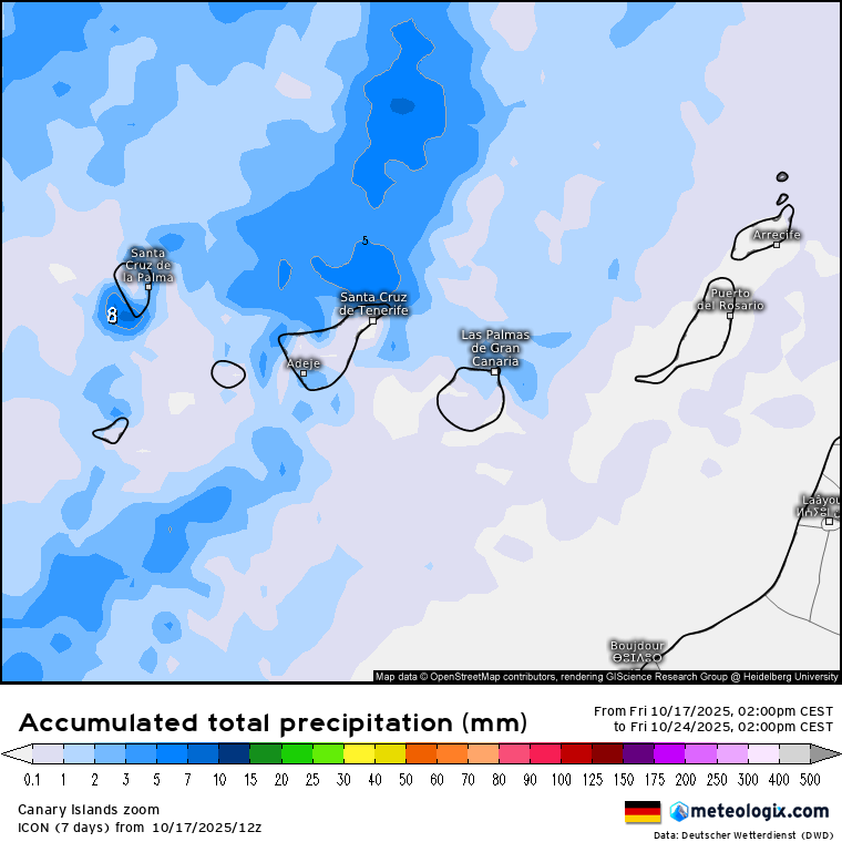 ICON lluvias Canarias