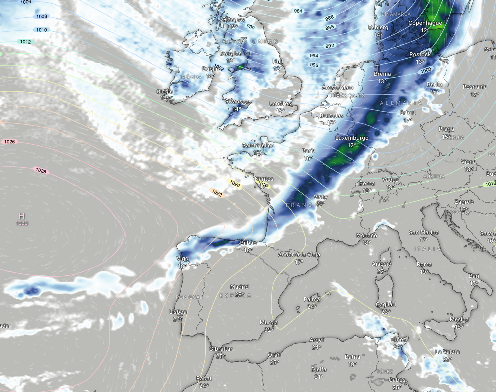 Lluvias mapa