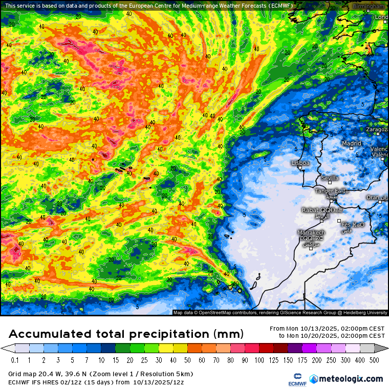 ECMWF lluvias